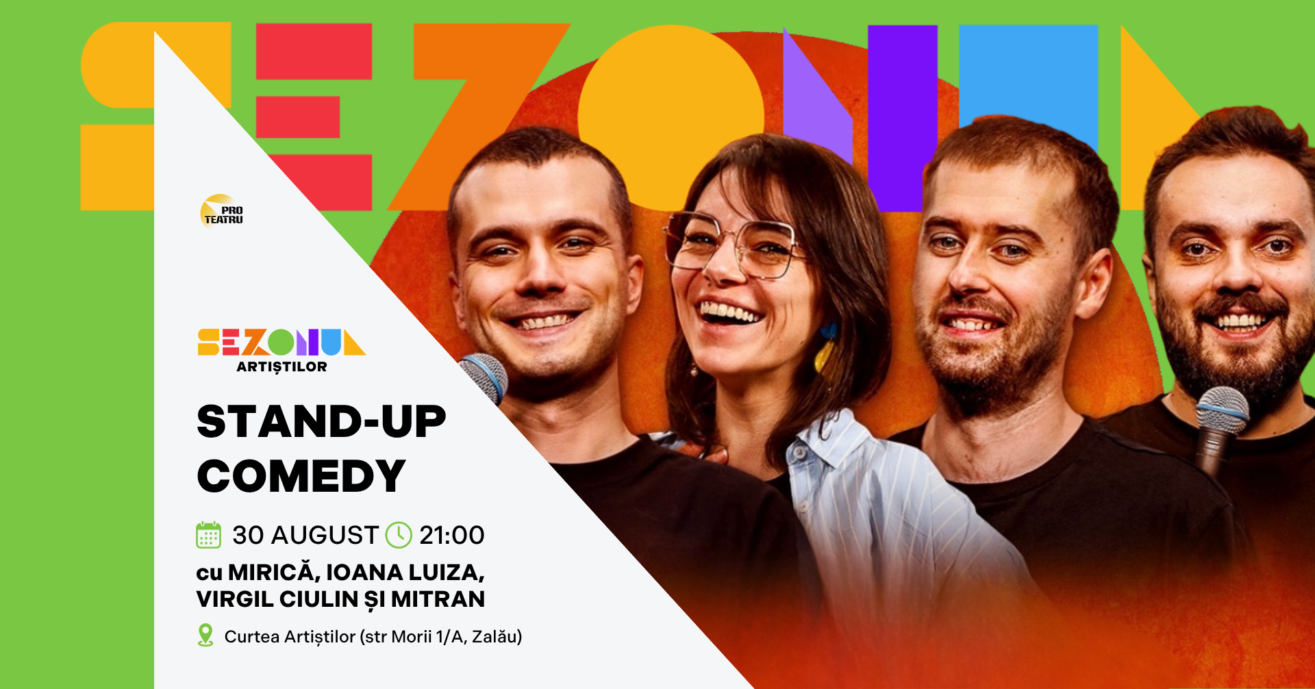 STAND-UP COMEDY CU MIRICĂ, IOANA LUIZA, VIRGIL CIULIN ȘI MITRAN